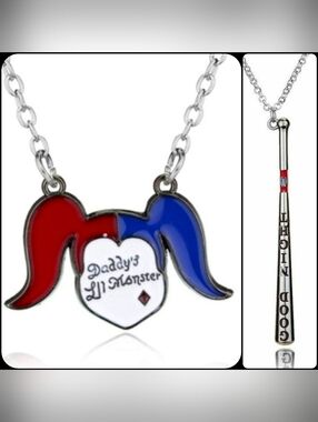 Harley Quinn Necklaces 2pk